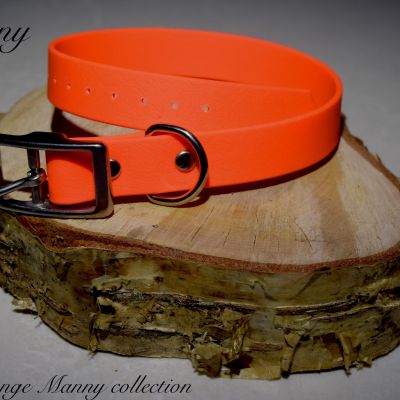 DogsOnDuty Collar {Neon Orange} -(Manny Collection)