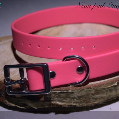 DogsOnDuty Collar {Neon Pink} (Indya Collection)